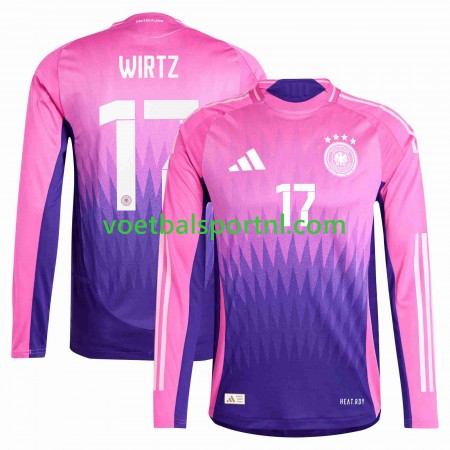 Duitsland Florian Wirtz 17 Uit Shirt EK 2024 L/S